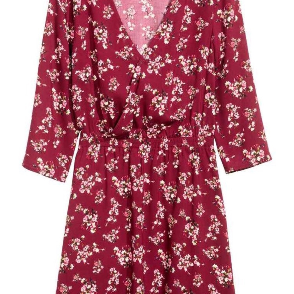 Spring Floral H&M V-Neck Dress